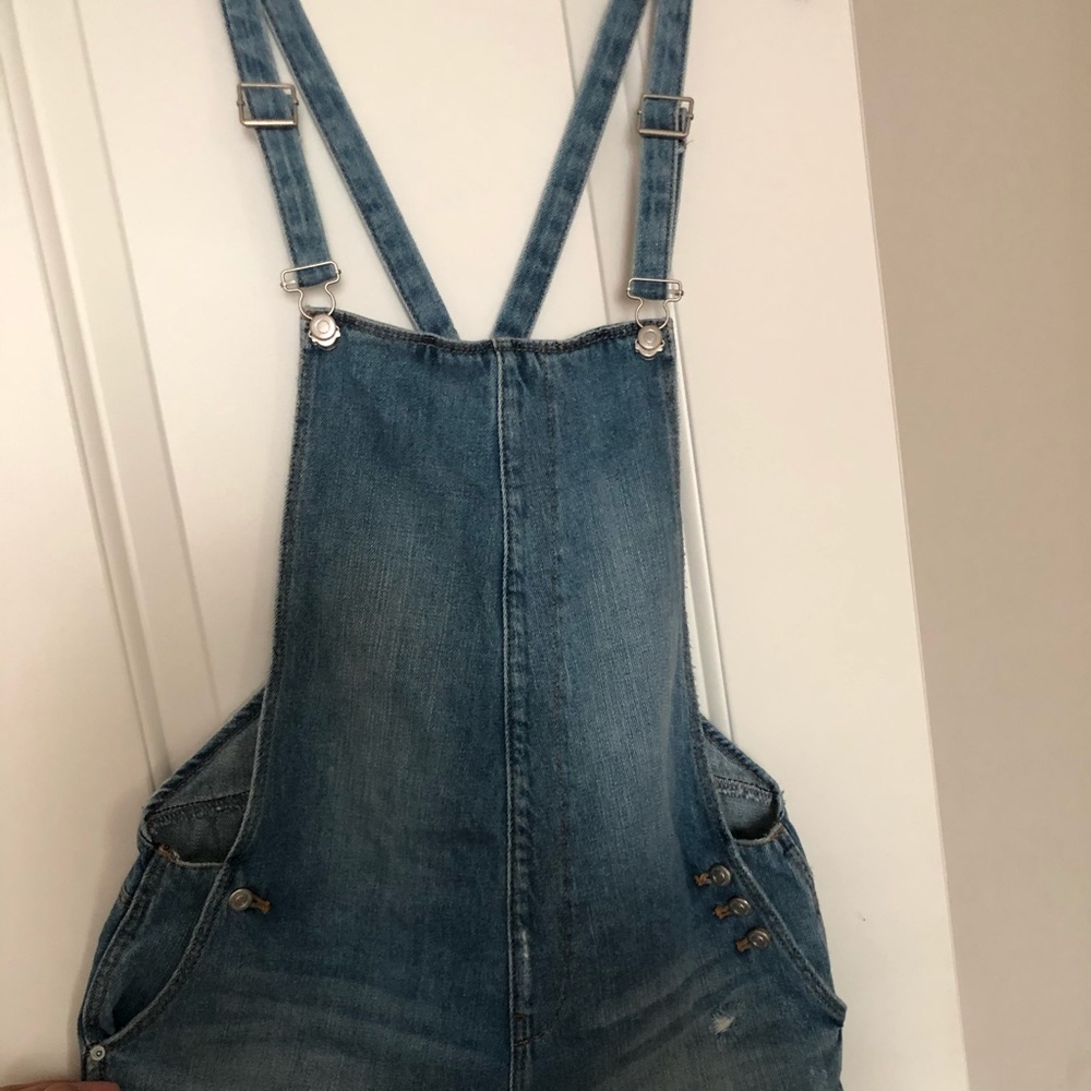 Zara trf overall shorts